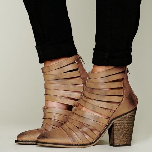 Free People Hybrid Heel Boot Taupe - Picture 1 of 8